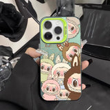 Cute Labubu Laser Cover - Full Protection IMD Phone Shell