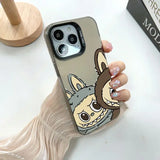 Cute Labubu Laser Cover - Full Protection IMD Phone Shell