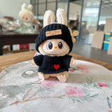 Labubu Doll Cozy Heart Sweater & Beanie Set