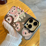 Cute Labubu Laser Cover - Full Protection IMD Phone Shell