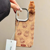 Labubu 3D Plush Doll Anti-Drop Phone Case