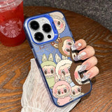 Cute Labubu Laser Cover - Full Protection IMD Phone Shell