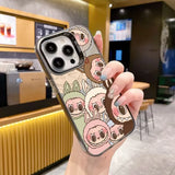 Cute Labubu Laser Cover - Full Protection IMD Phone Shell