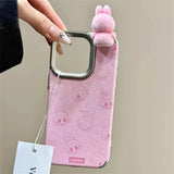 Labubu 3D Plush Doll Anti-Drop Phone Case
