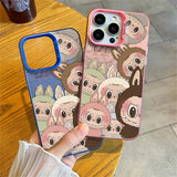 Cute Labubu Laser Cover - Full Protection IMD Phone Shell