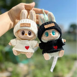 Labubu Doll Cozy Heart Sweater & Beanie Set