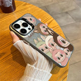 Cute Labubu Laser Cover - Full Protection IMD Phone Shell