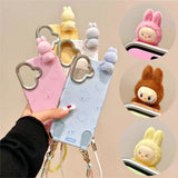 Labubu 3D Plush Doll Anti-Drop Phone Case