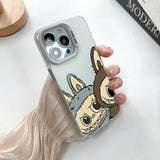 Cute Labubu Laser Cover - Full Protection IMD Phone Shell